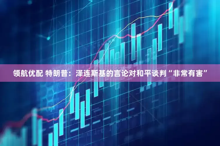 领航优配 特朗普：泽连斯基的言论对和平谈判“非常有害”