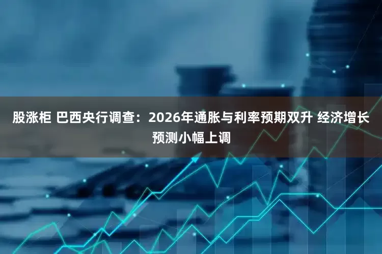 股涨柜 巴西央行调查：2026年通胀与利率预期双升 经济增长预测小幅上调